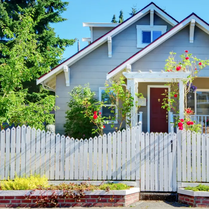 Charming home with picket fence