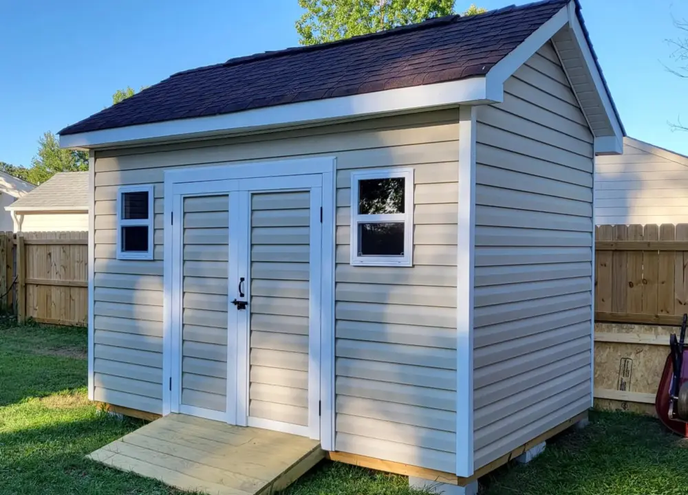 Garden storage shed construction services